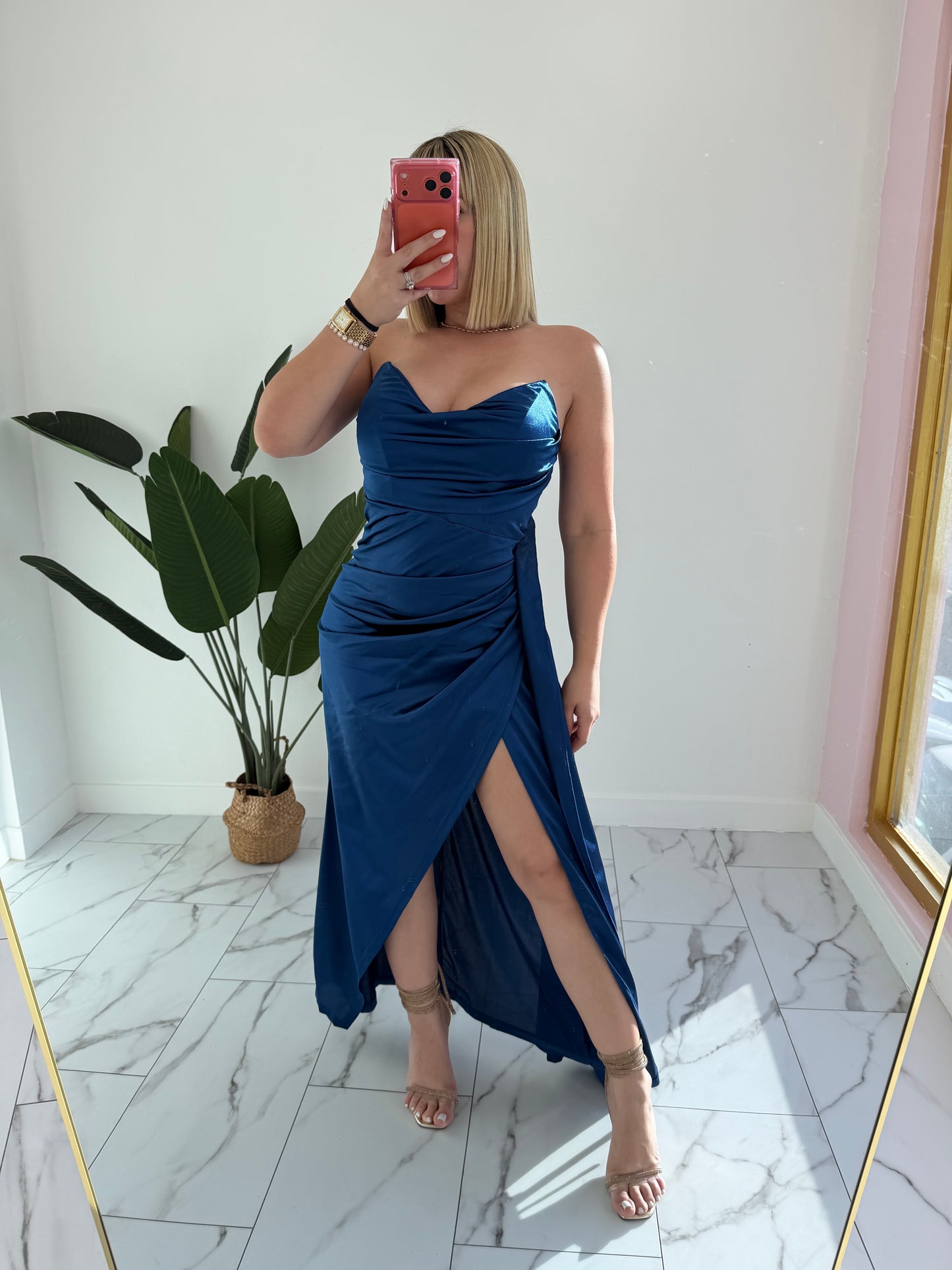 Maxi Satin Dress