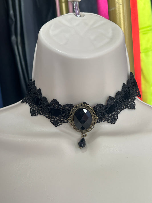 Black Vintage Choker