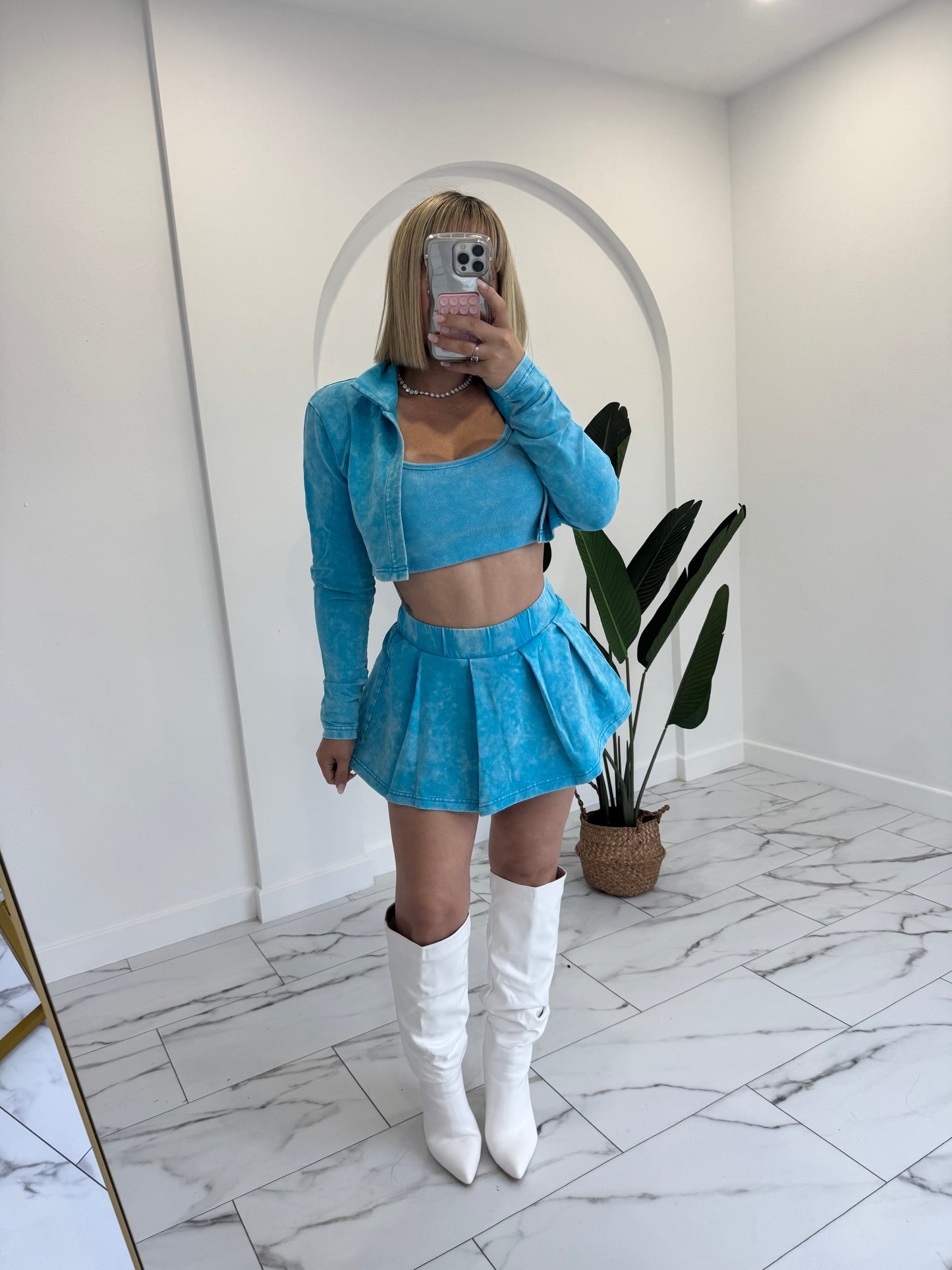 Marmol Skort Jacket Set (3 piezas)