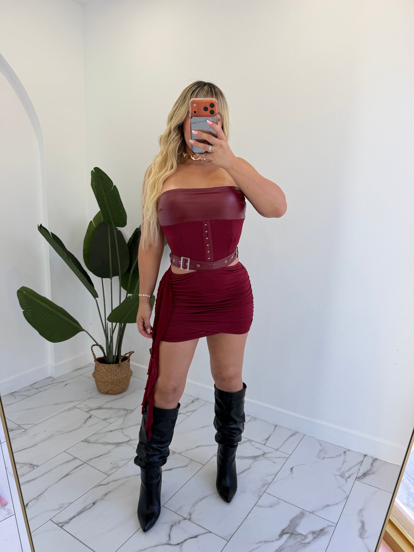 Leather vip set