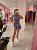 Vestido con pantalon Spandex