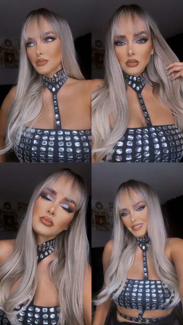 Bad Btch Rhinestone Top