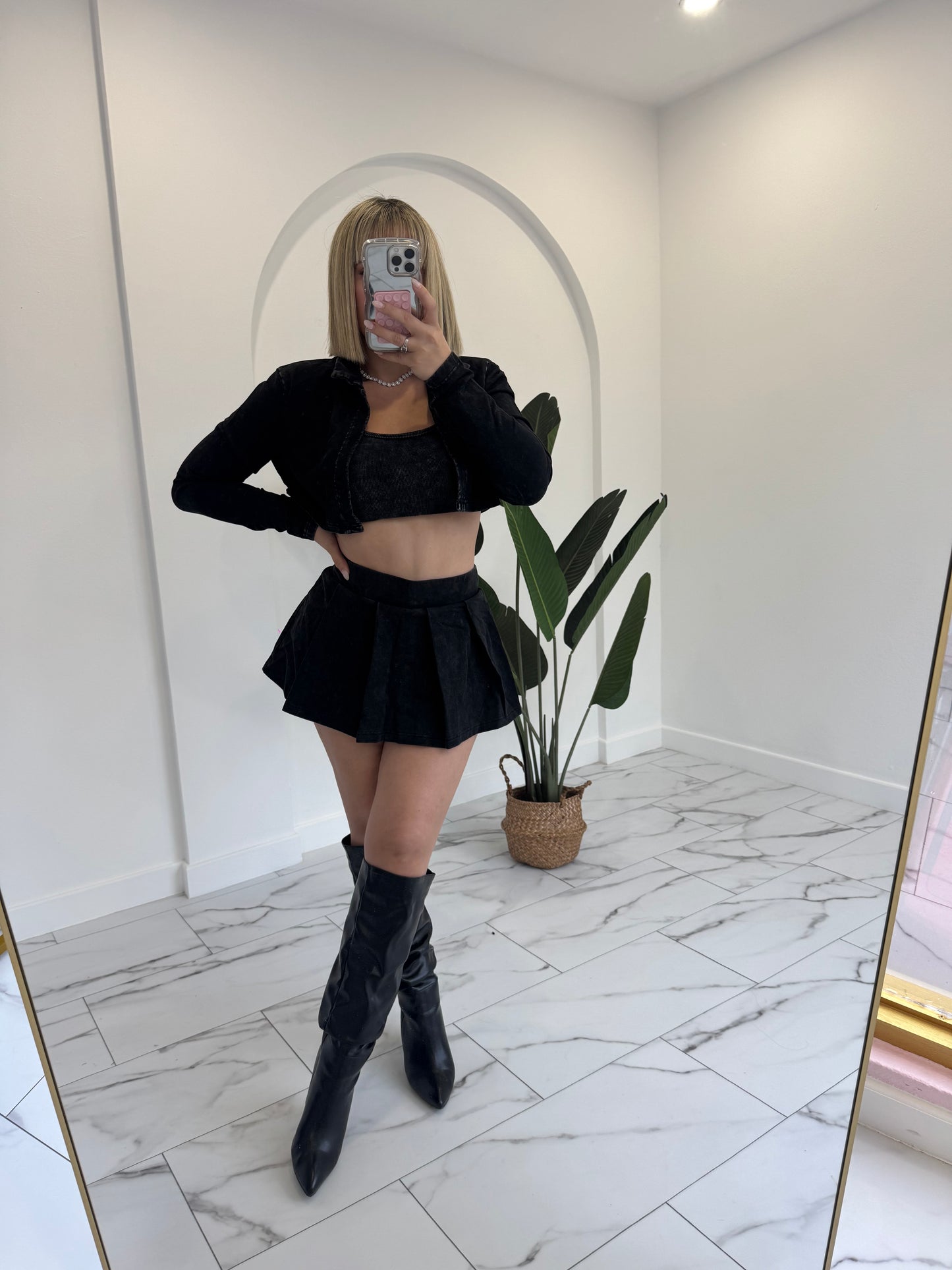 Marmol Skort Jacket Set (3 piezas)