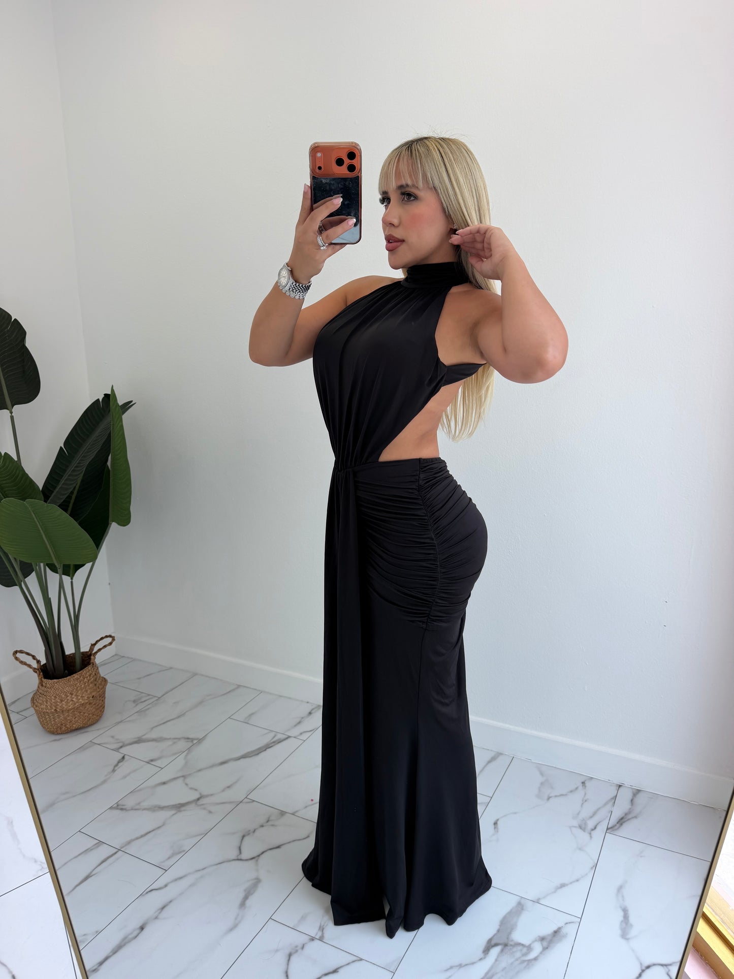 Turtle maxi dress
