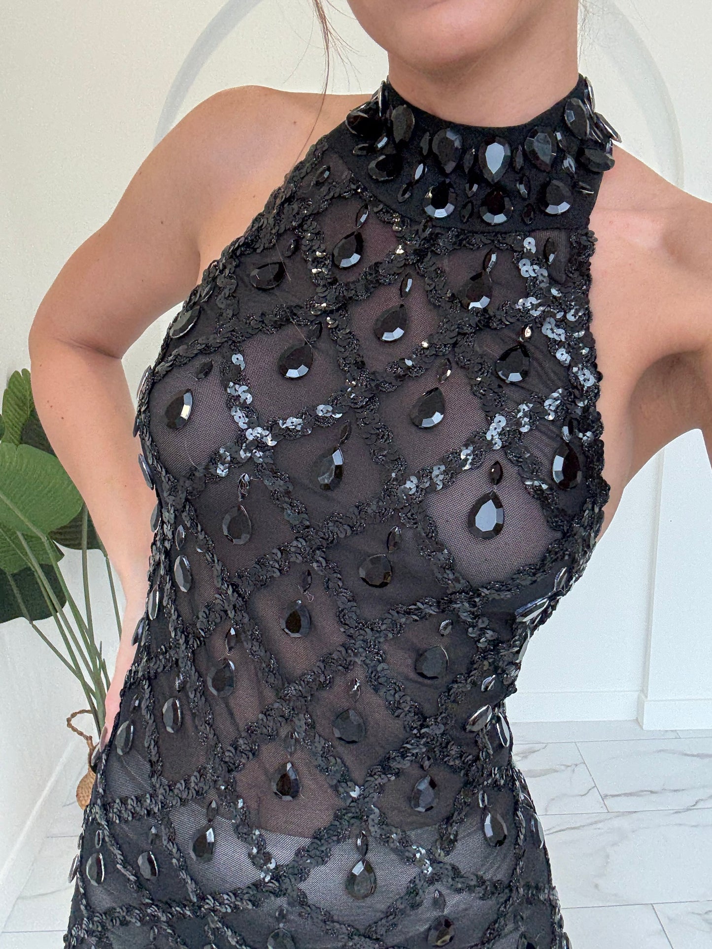 Rhinestone Lux Dress