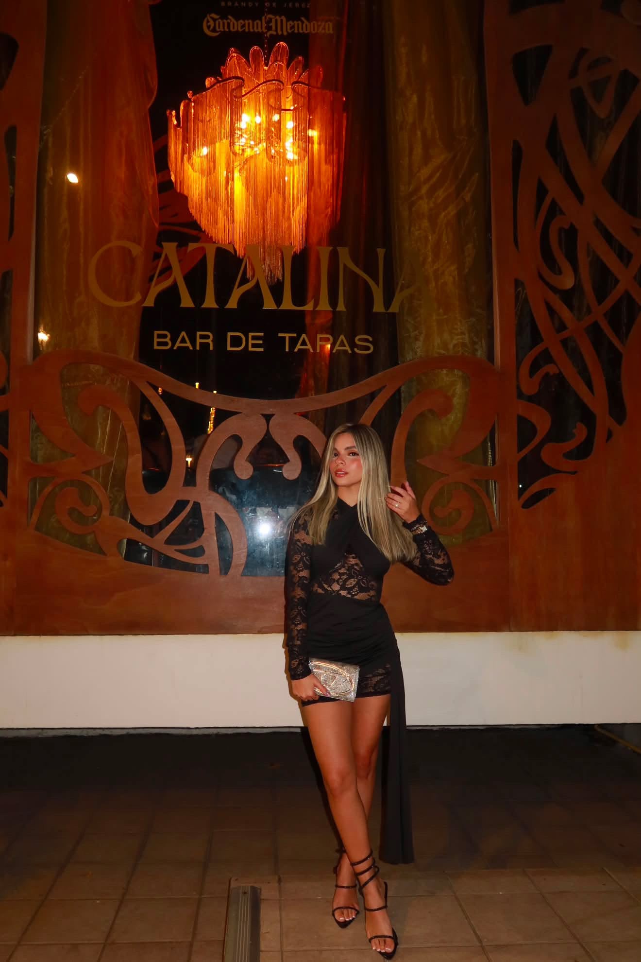 Lace date dress