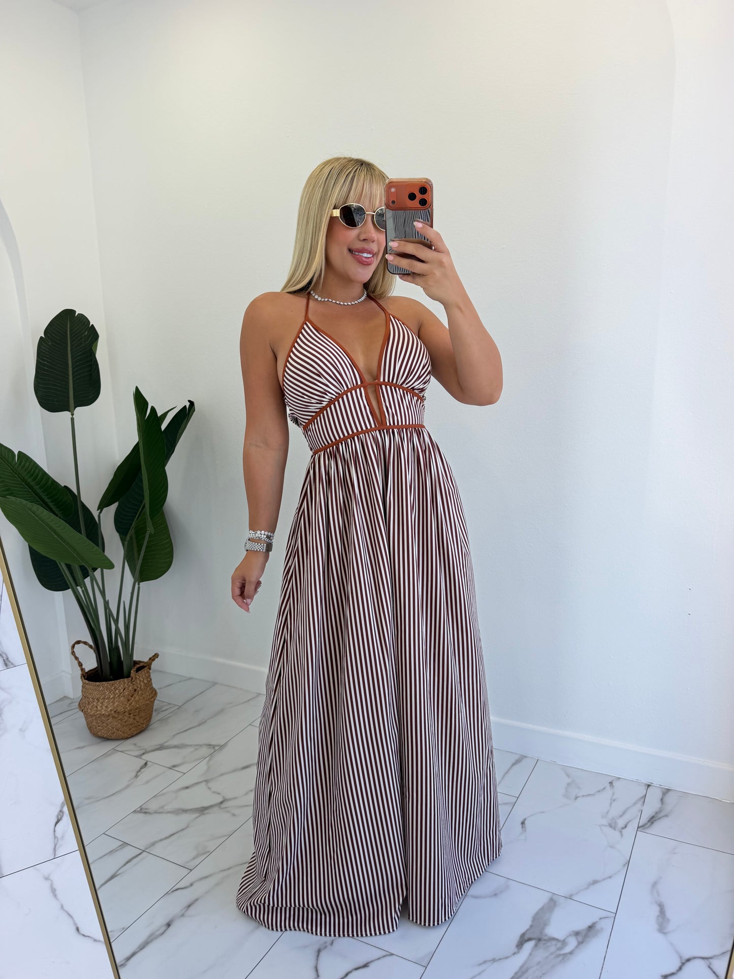 Maxi lines dress