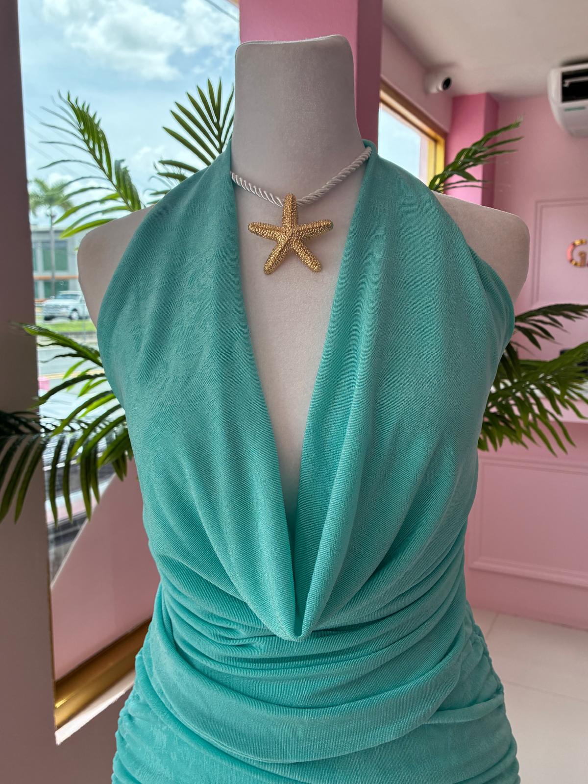 Halter turquesa set