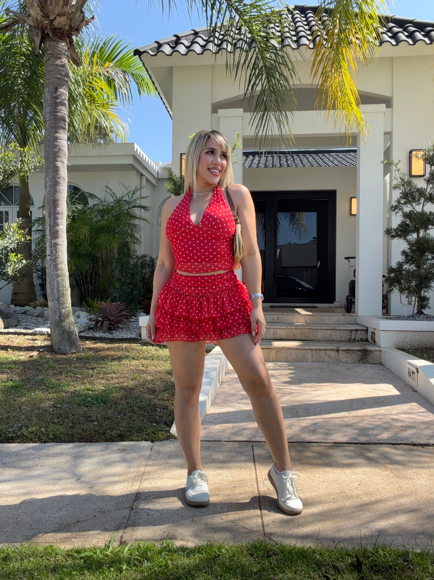 Polka Dot skort set