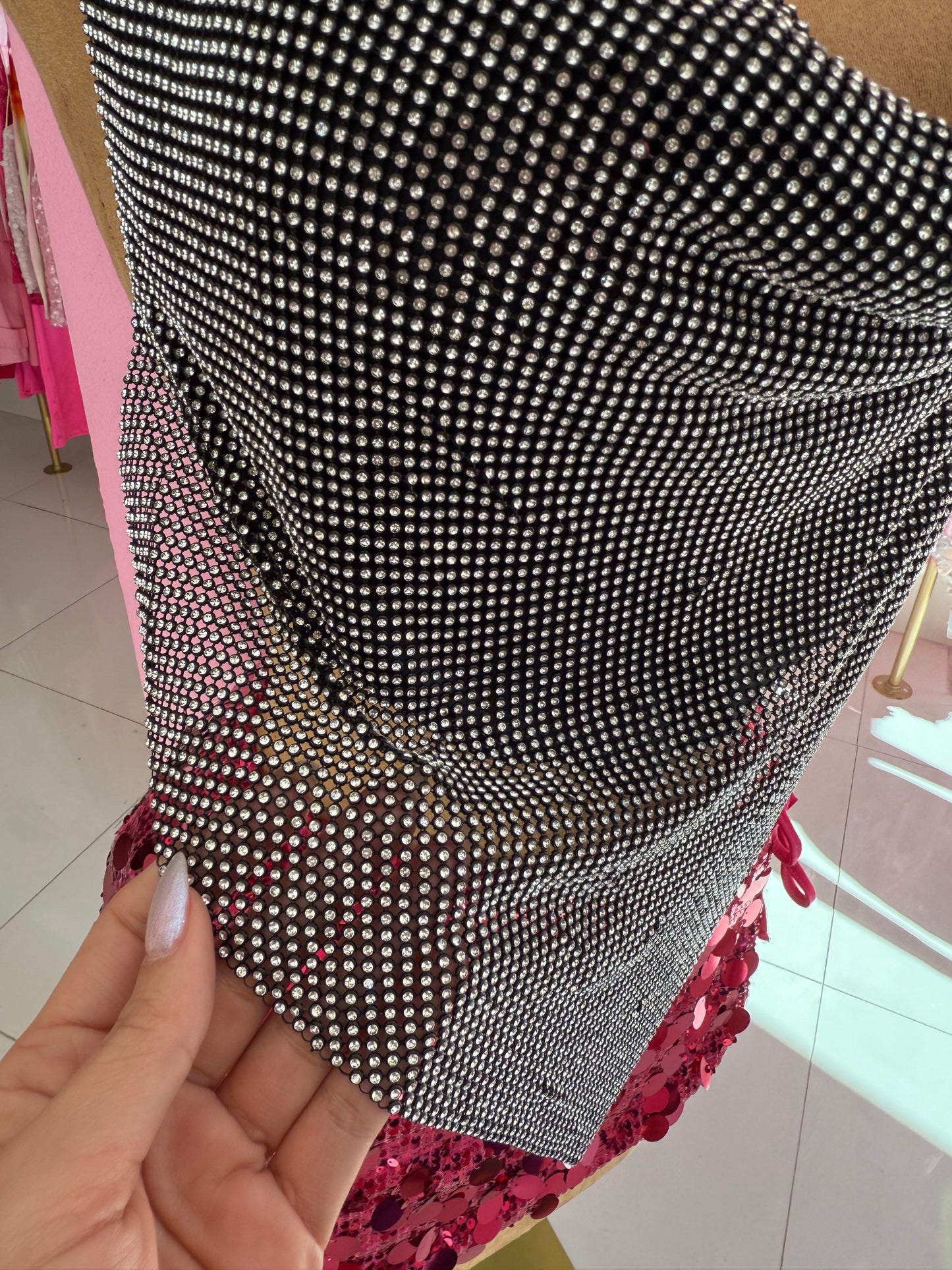 Arabe Halter Diamante