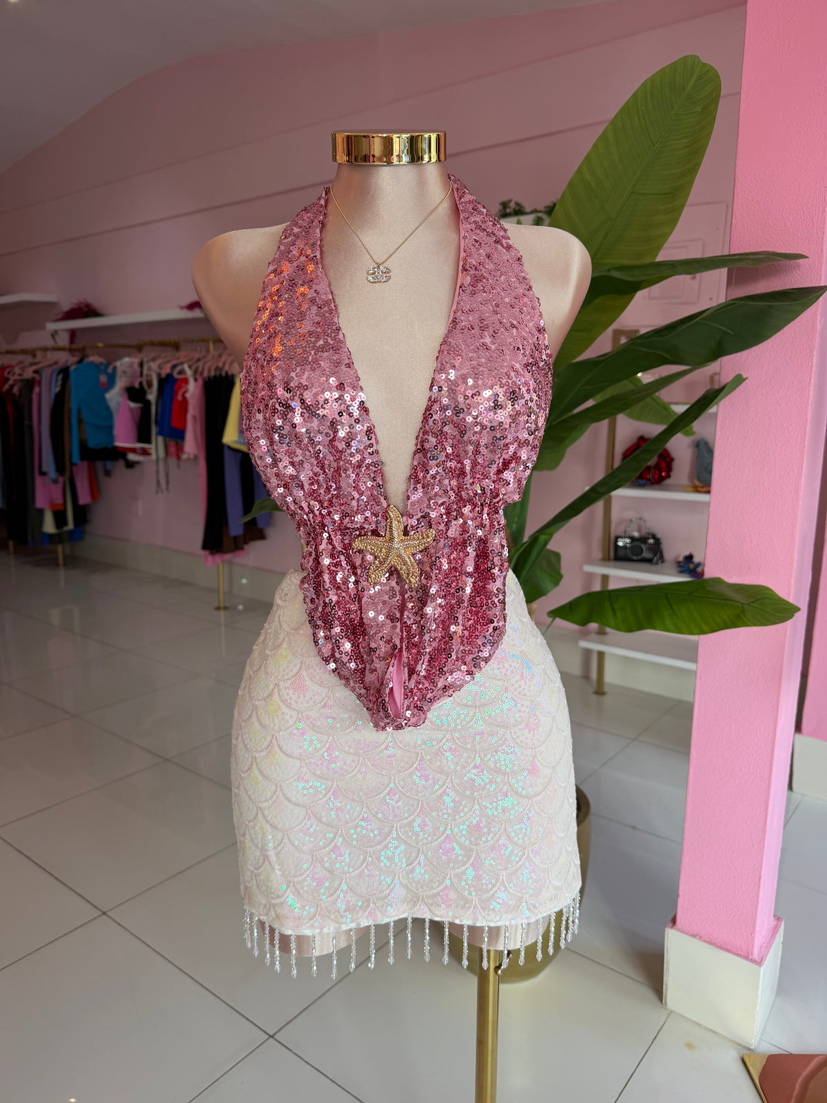Star Sequins top
