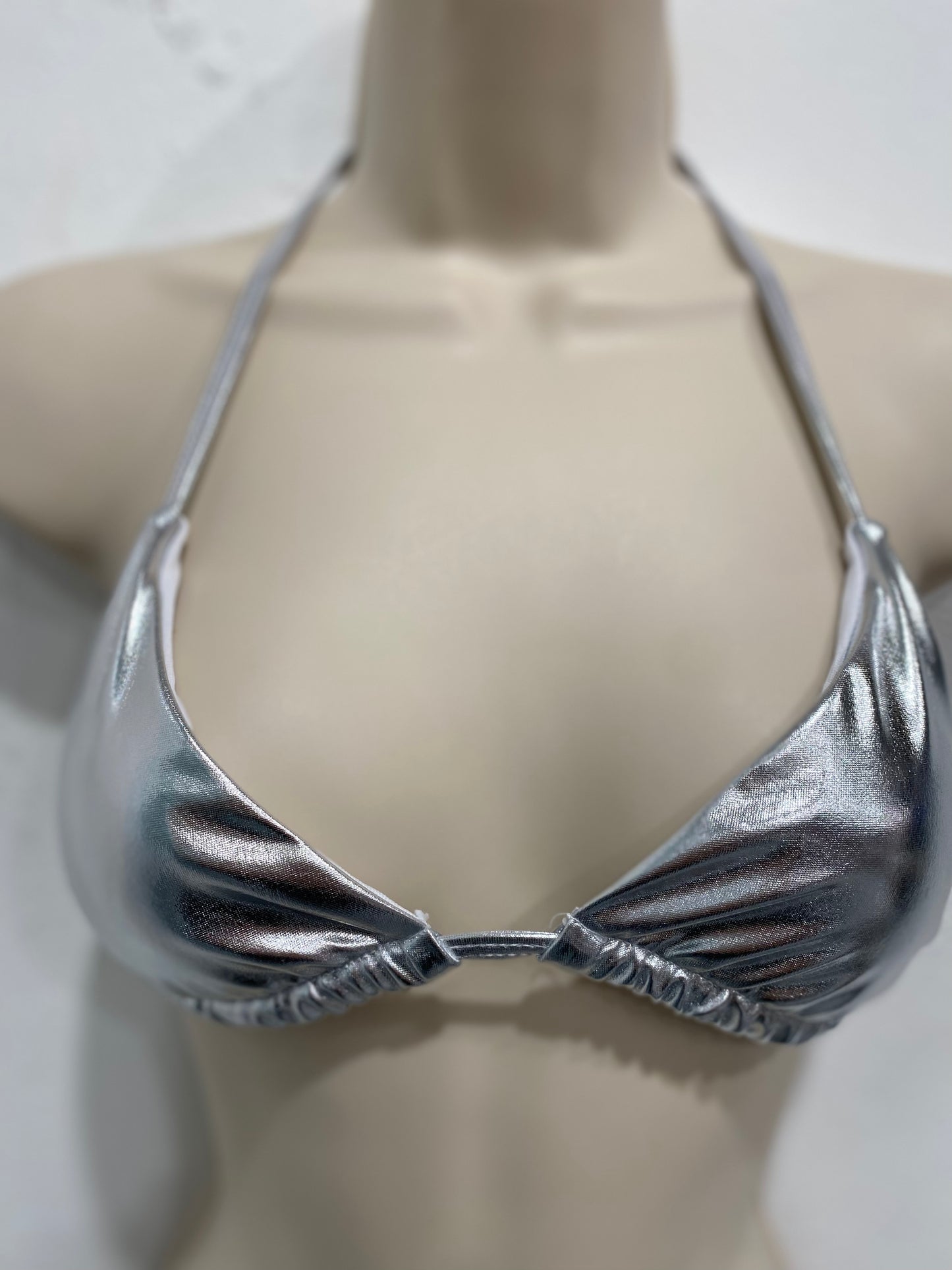 Leather Triangulito Top