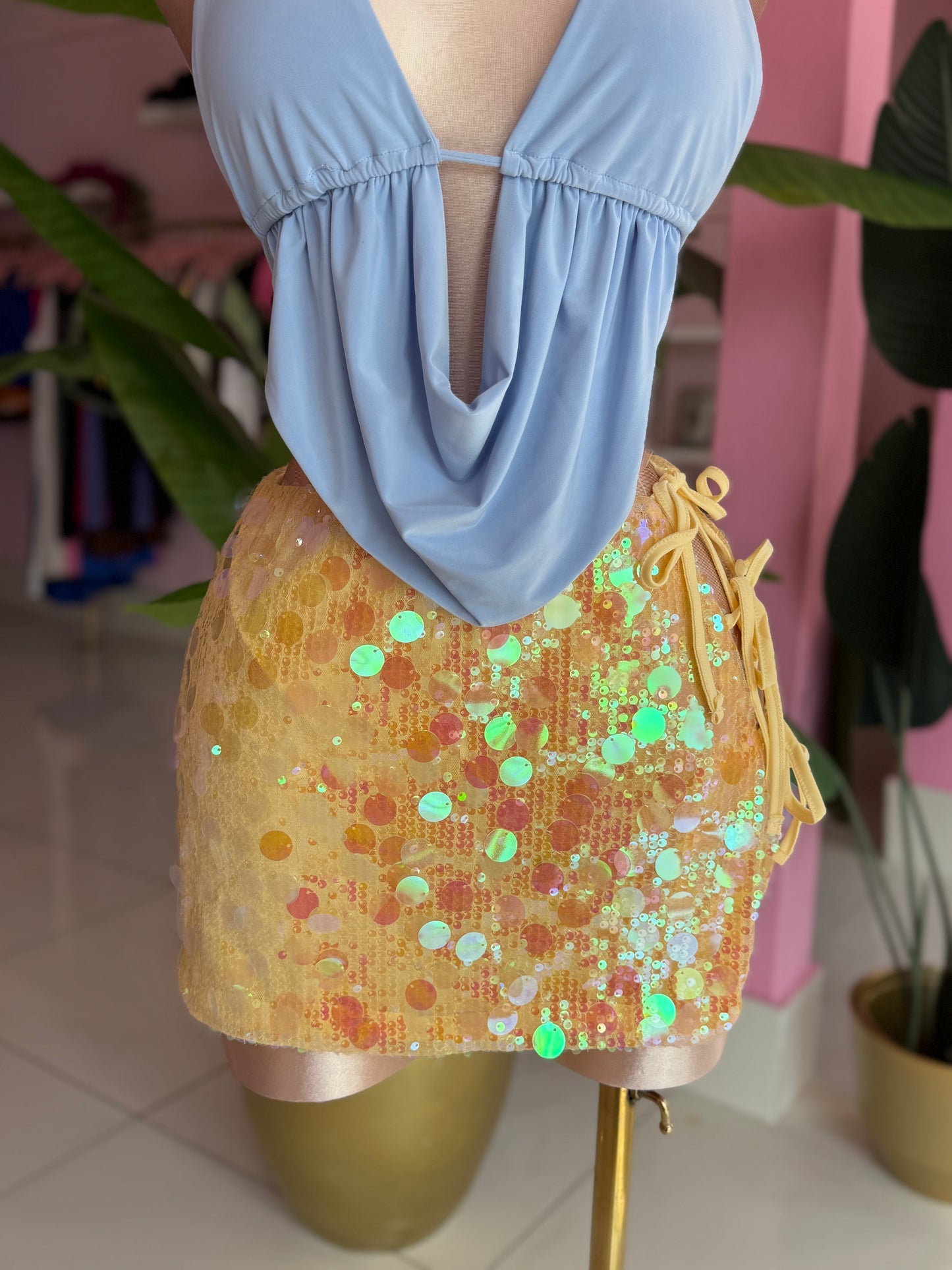 Amarradita Sequins Skirt