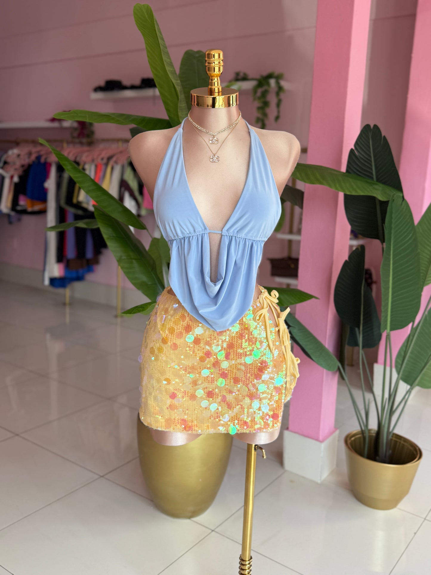 Amarradita Sequins Skirt