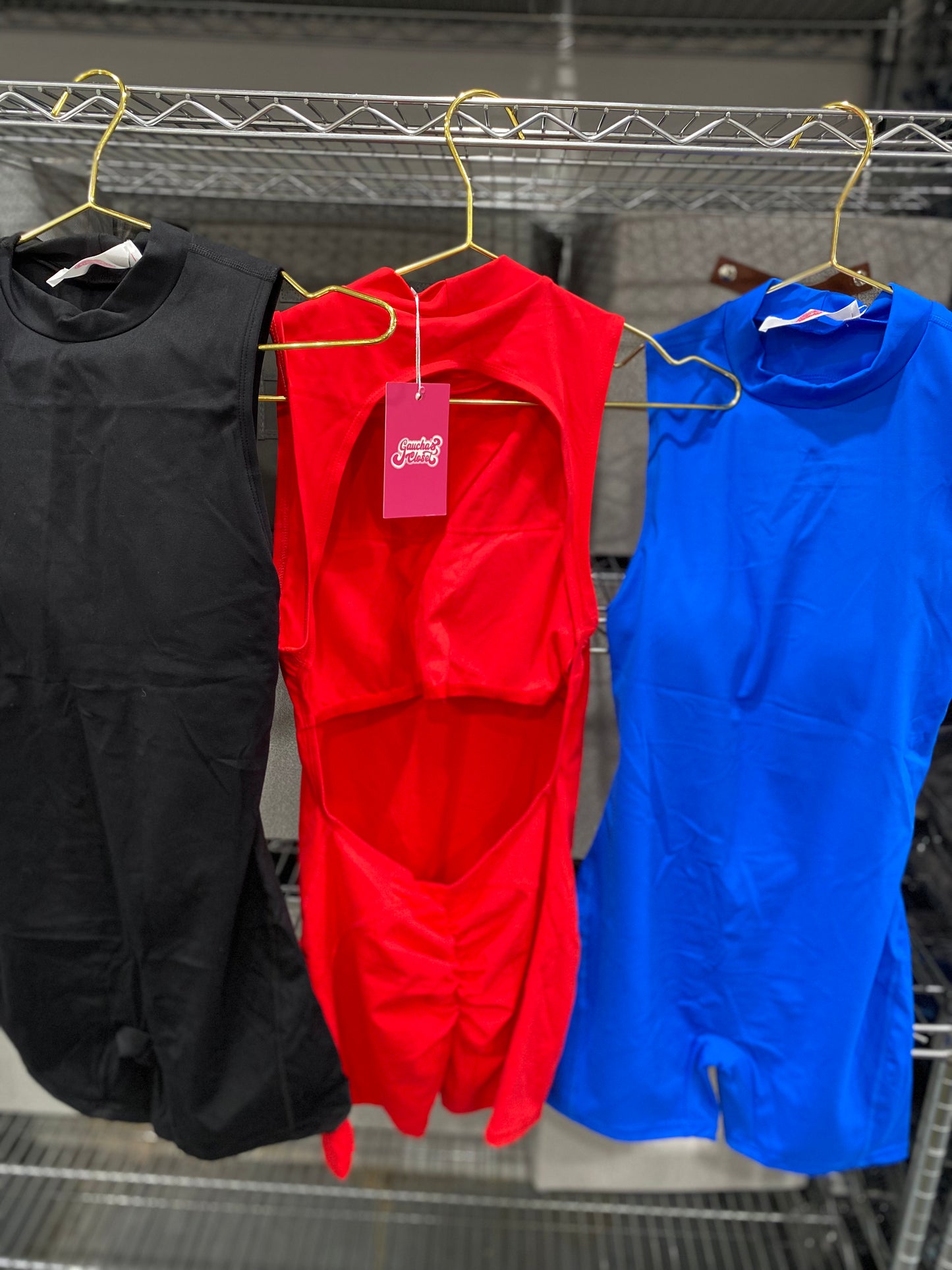 Romper Turtle Neck Espalda Abierta