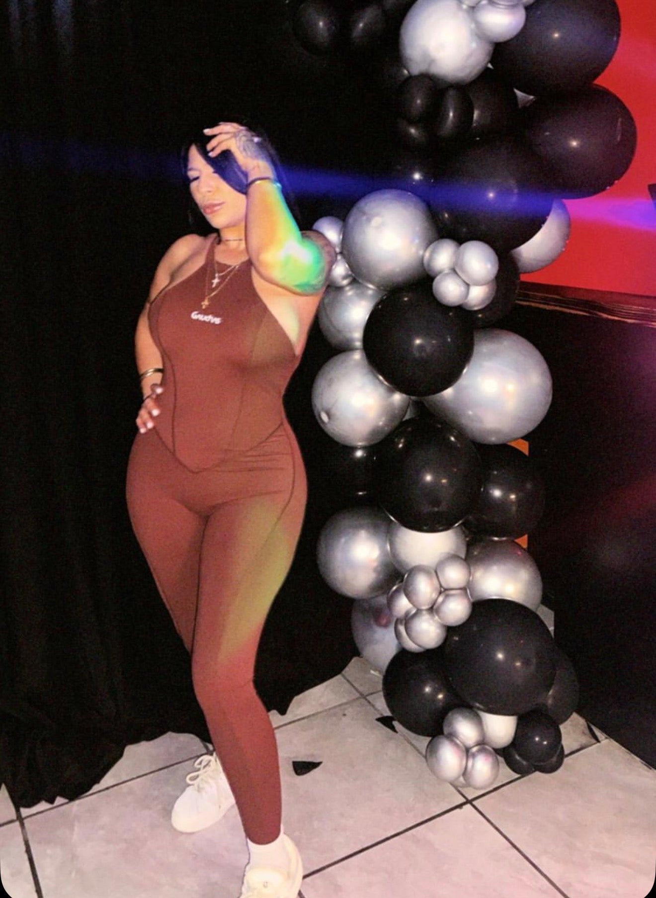 Skinny Neck Jumpsuit