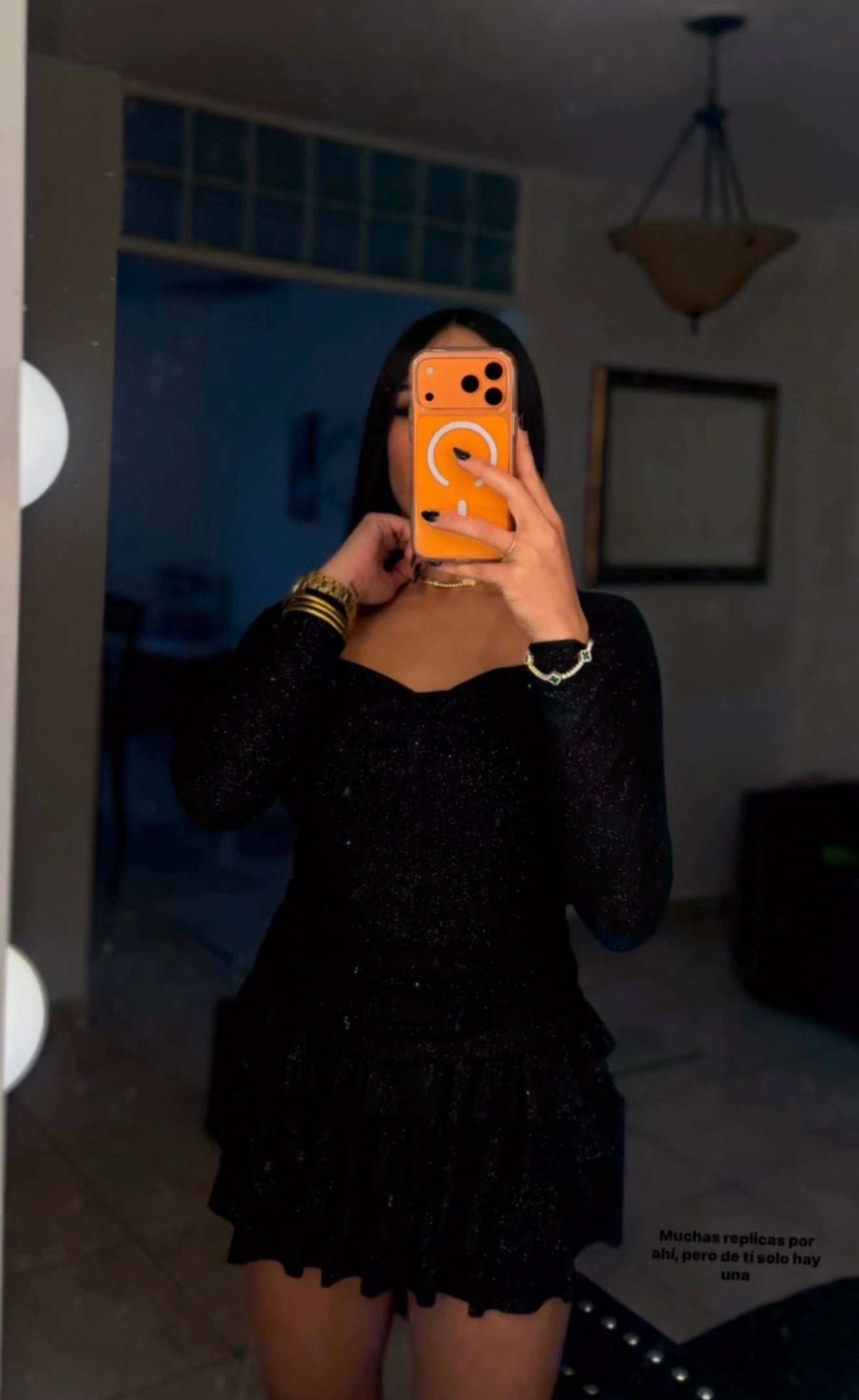 Manga larga Night dress