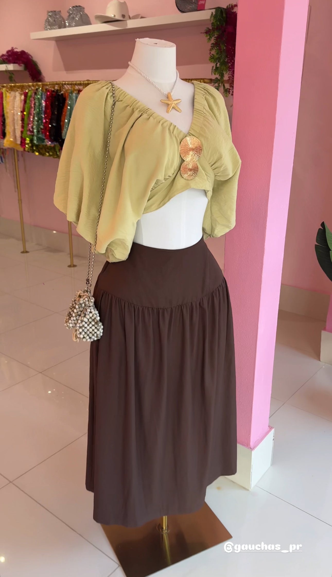 Pockets Maxi skirt