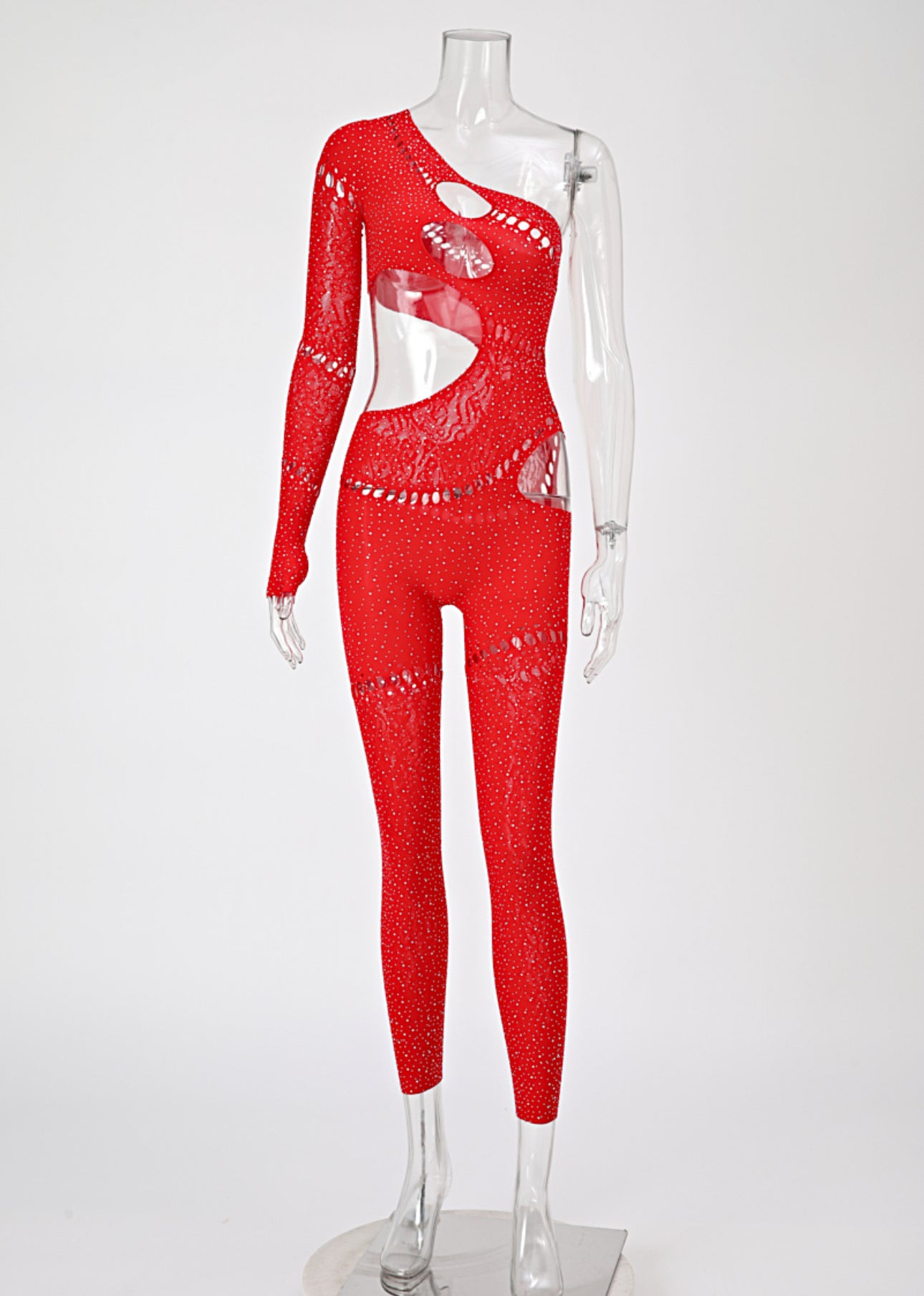 OS Sexy Rhinestone Jumpsuit