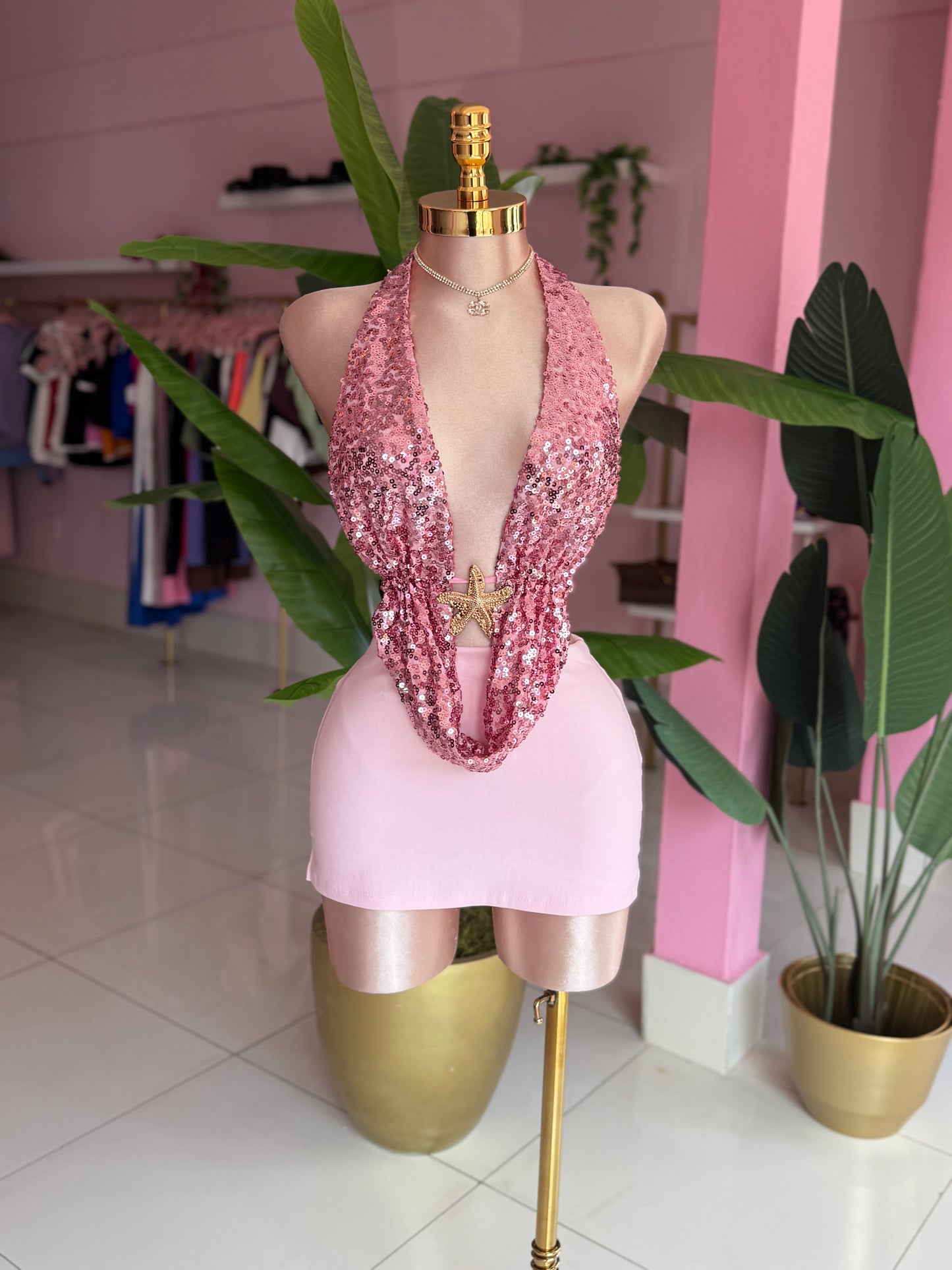 Star Sequins top
