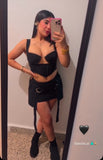 Spandex mini black set PETIT