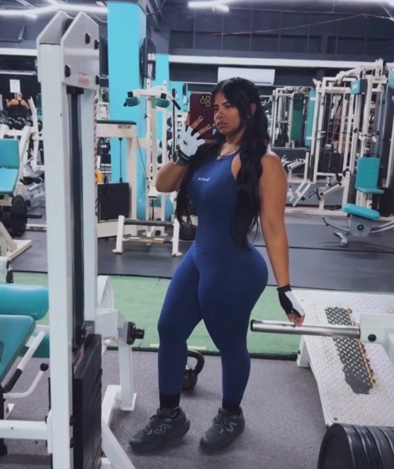 Skinny Neck Jumpsuit