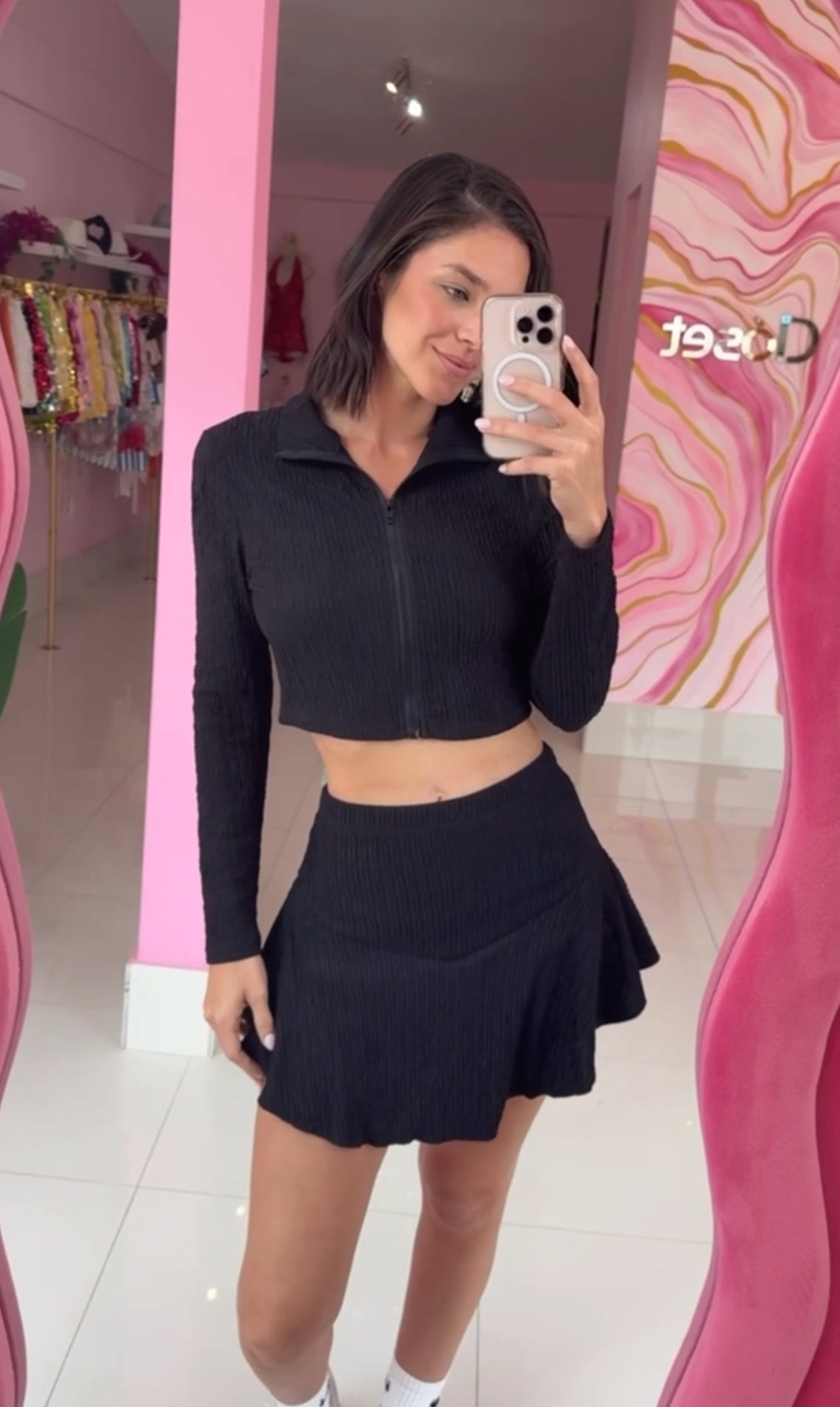 Textura skort set