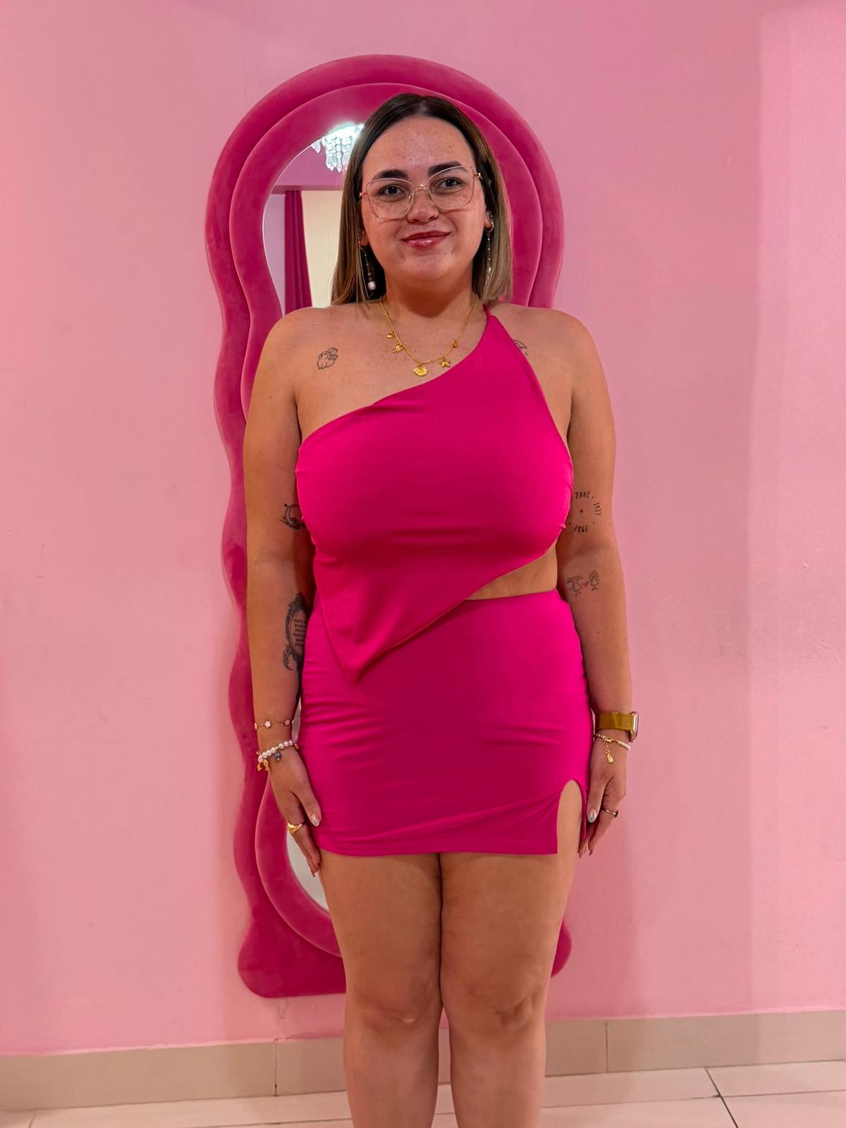 Desigual pink set