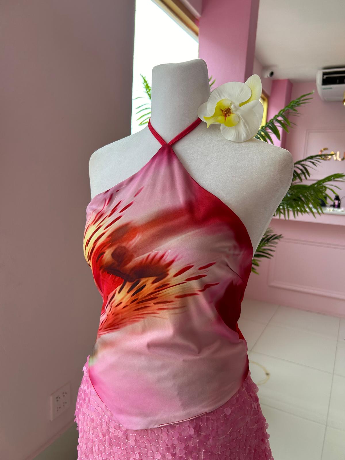 Flor Diamante top