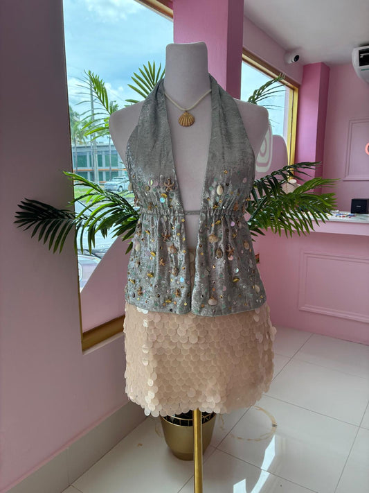 Halter ocean top