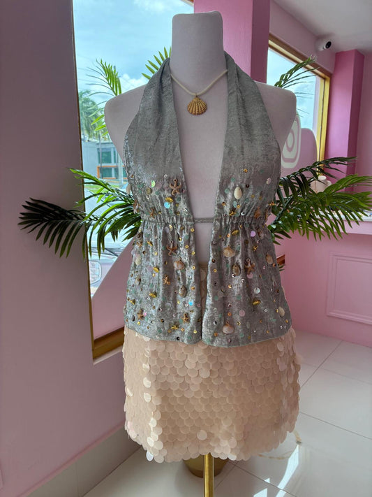 Halter ocean top