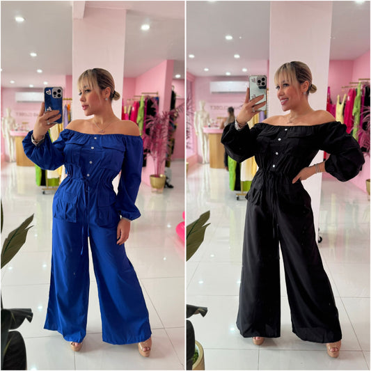 Off Shoulder Jumpsuit