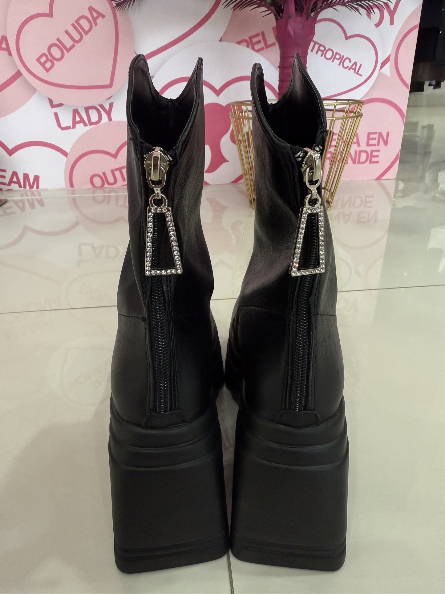 Leather Sock Plataforma