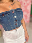 Denim Corset