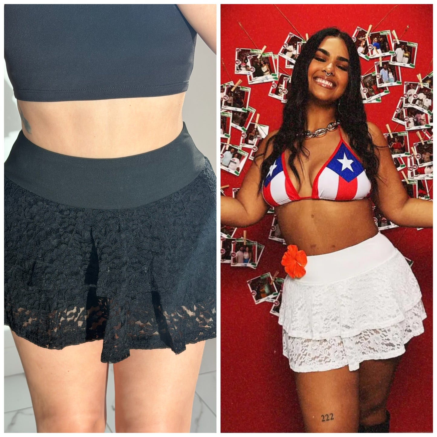 Skort Encaje