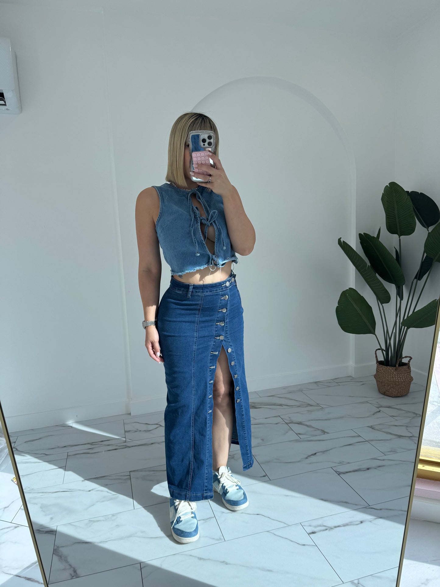 Maxi Denim Skirt