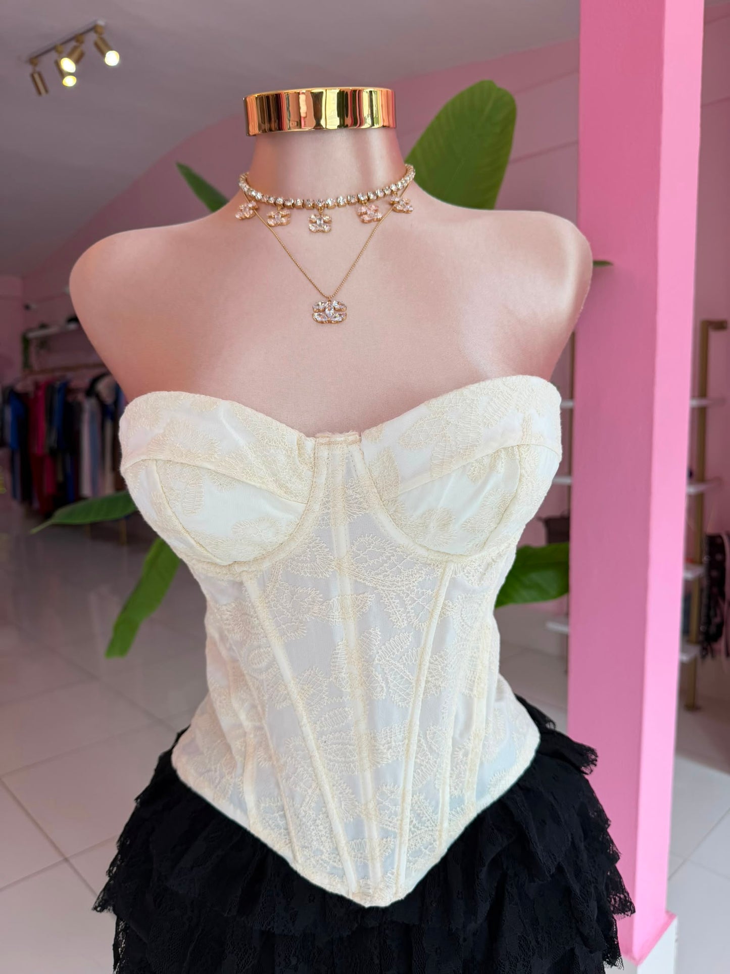 Cream Corset