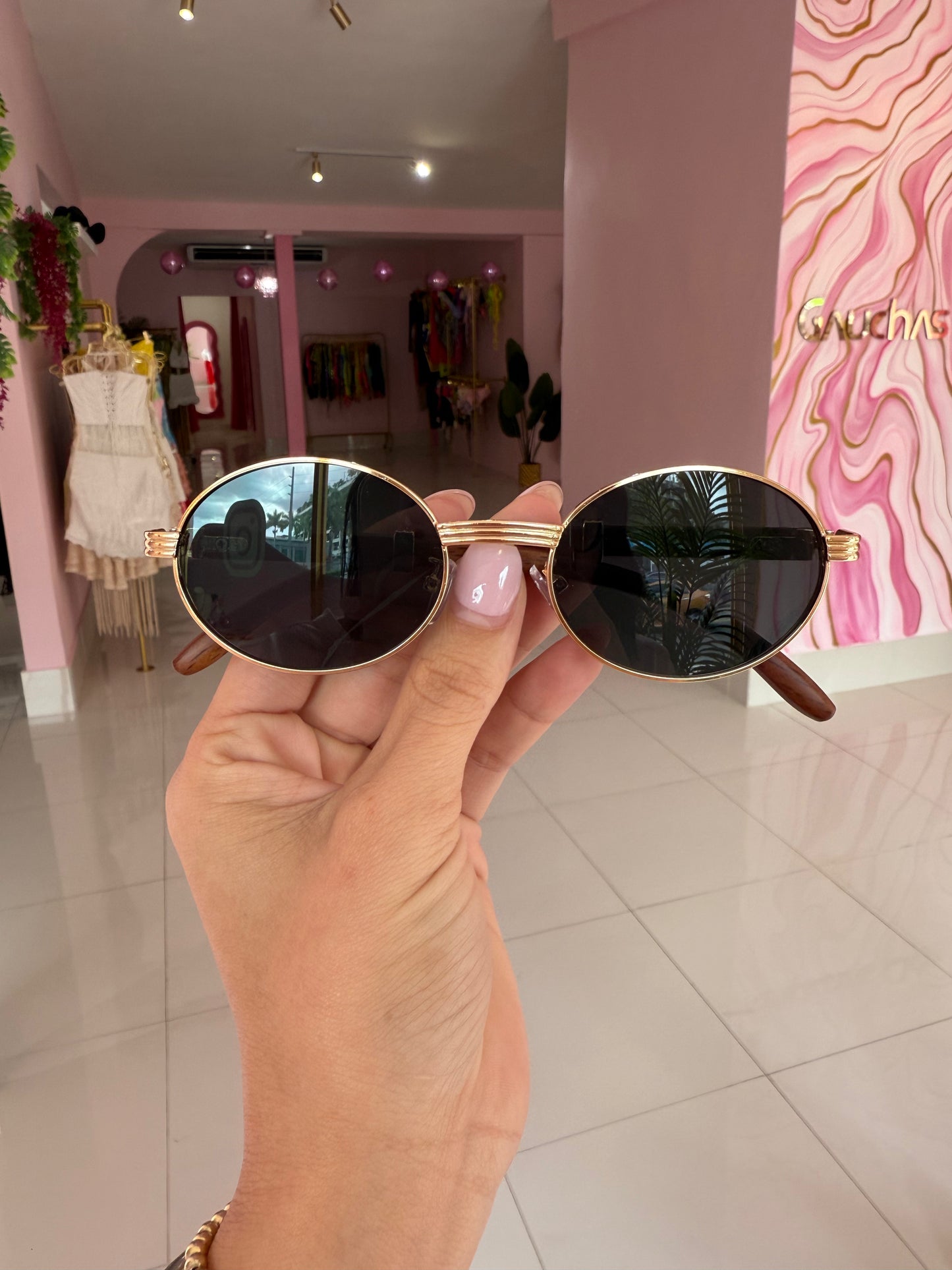 Gafas fancy ovaladas