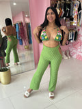 Green Crochet Set