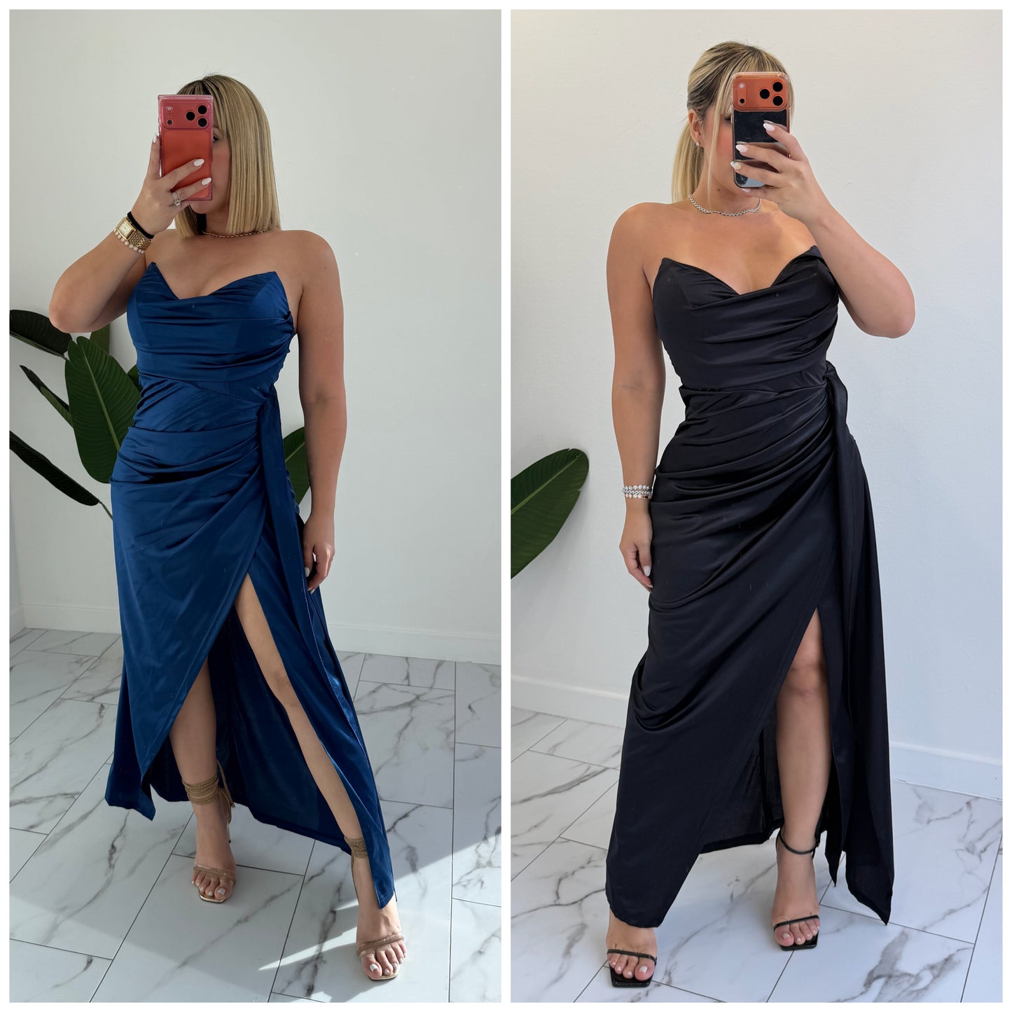 Maxi Satin Dress