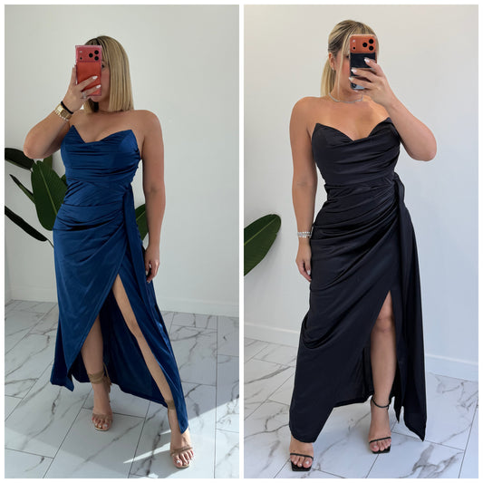 Maxi Satin Dress