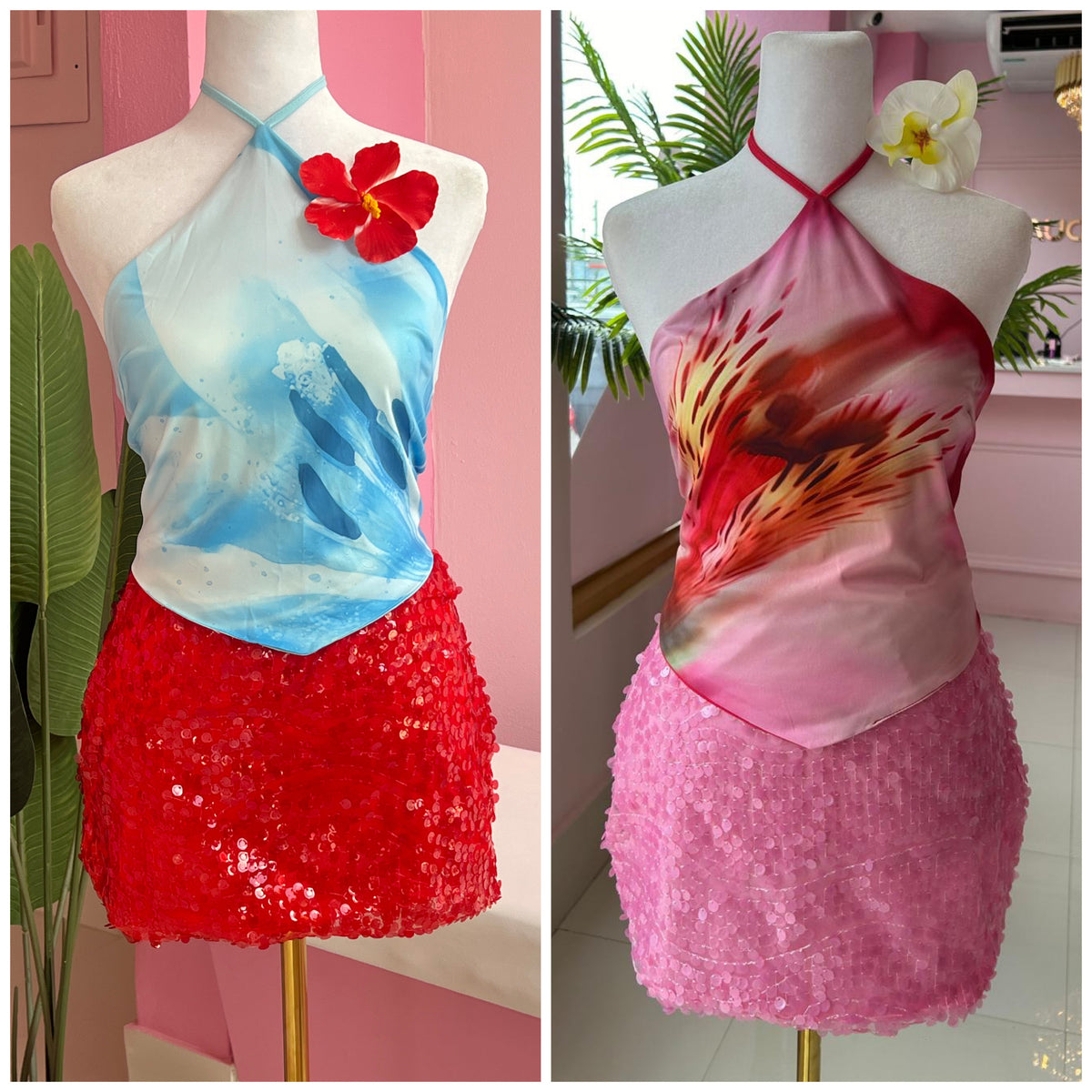 Flor Diamante top