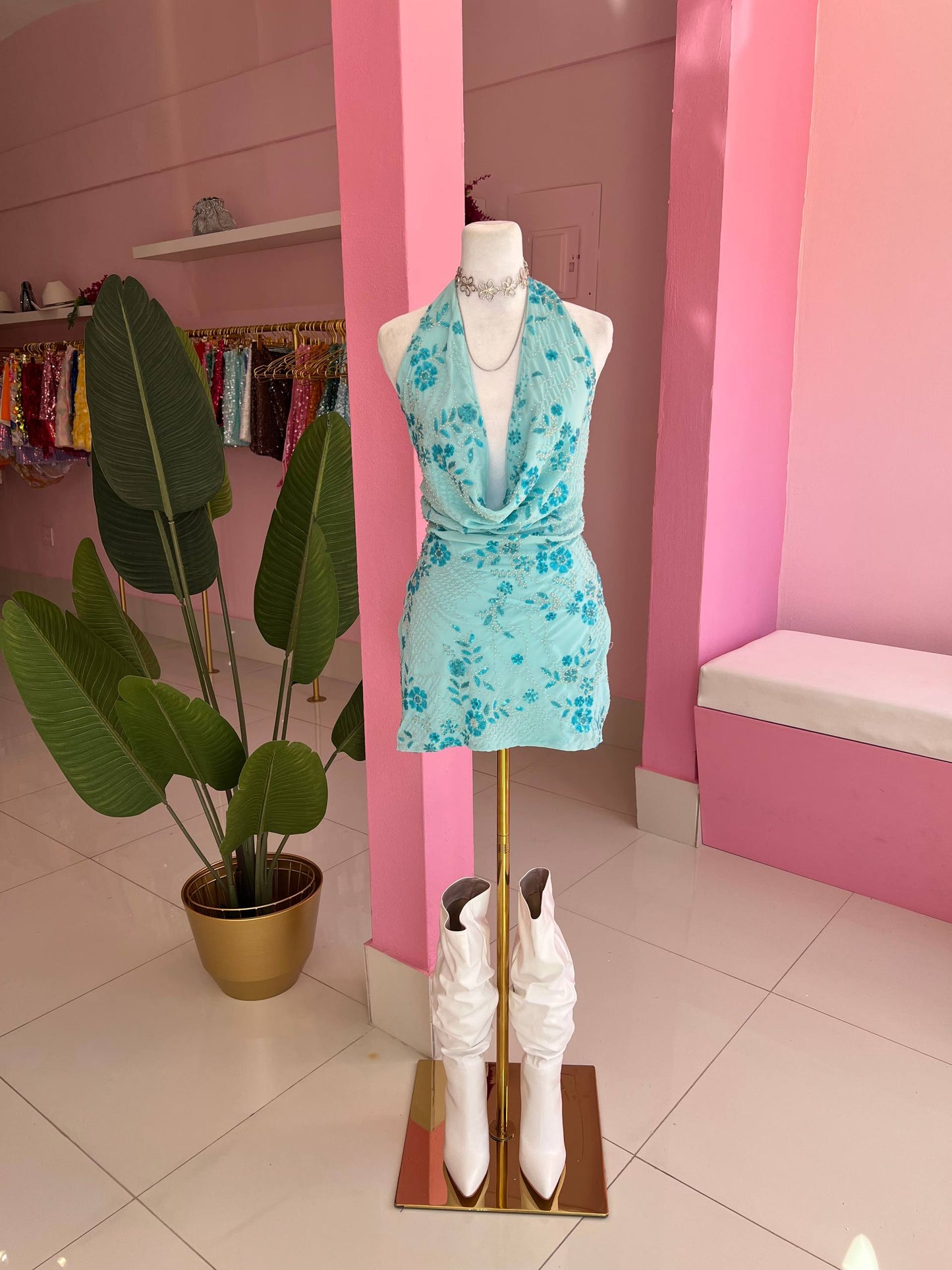 Fancy Halter dress