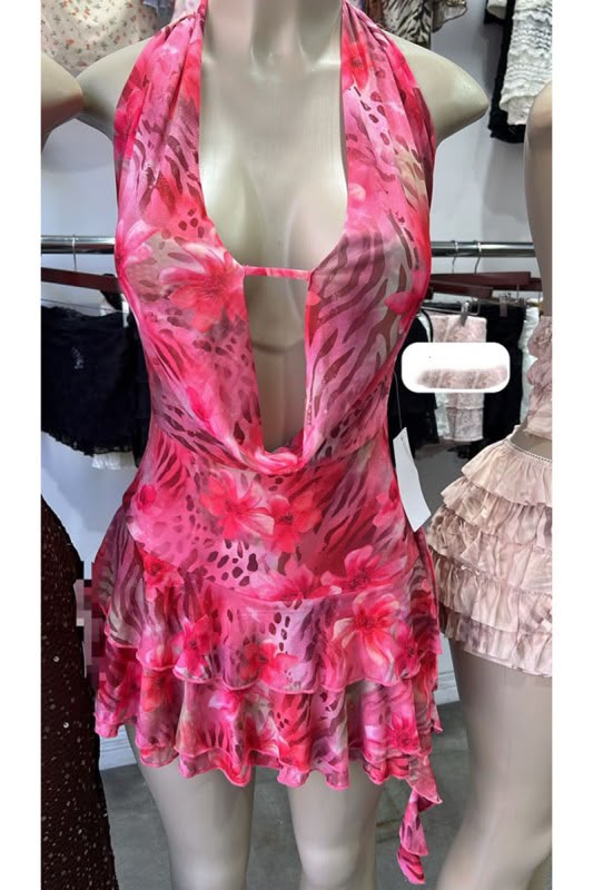 Pink Tropi Dress