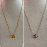2 Corazones Necklace (Stainless Steel)