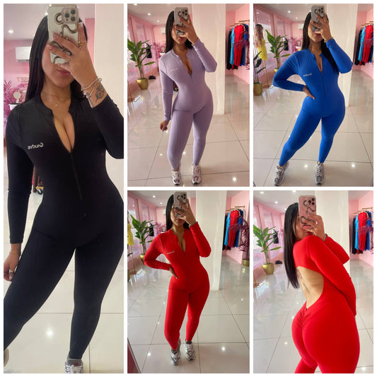 Jumpsuit zipper Skinny (espalda descubierta) sport