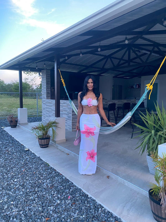 Orquídea white set