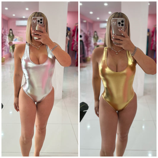 Gold & Plata Swimsuit (XS/S)