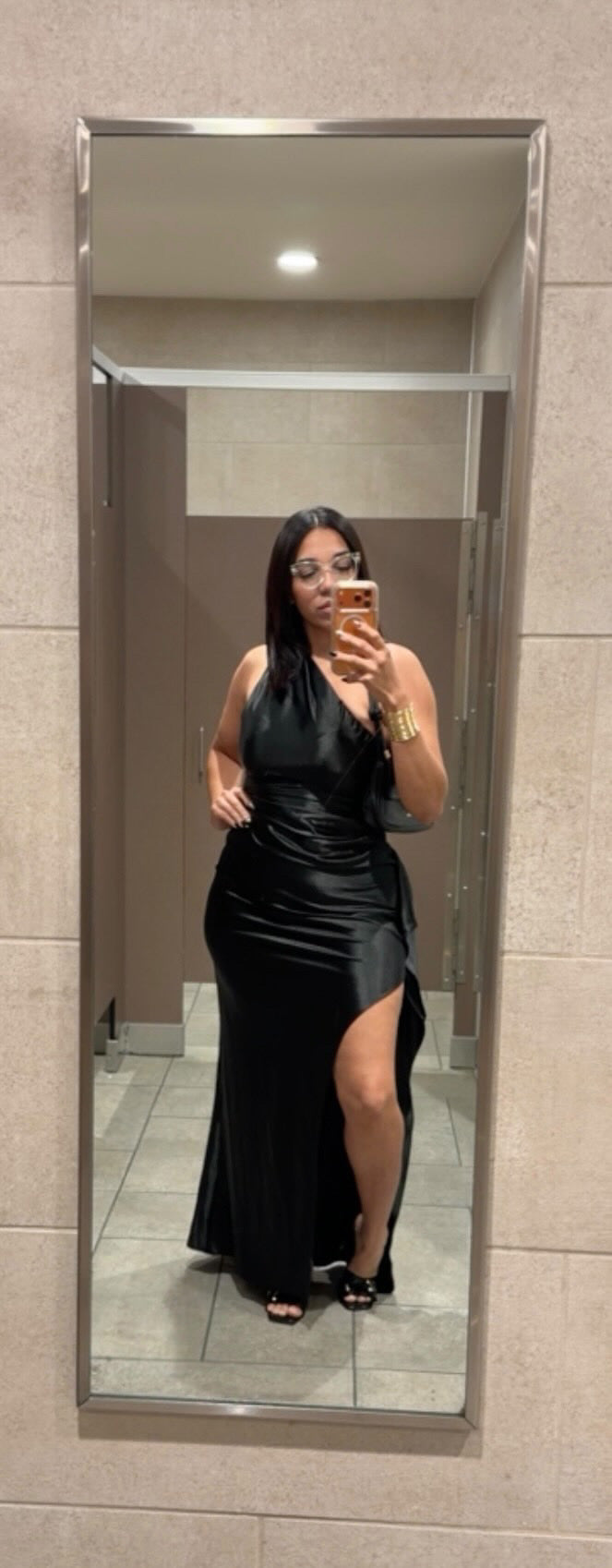 Elegant satin Dress XL