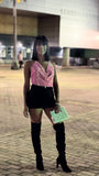 Otoño Skort (negro y blanco)